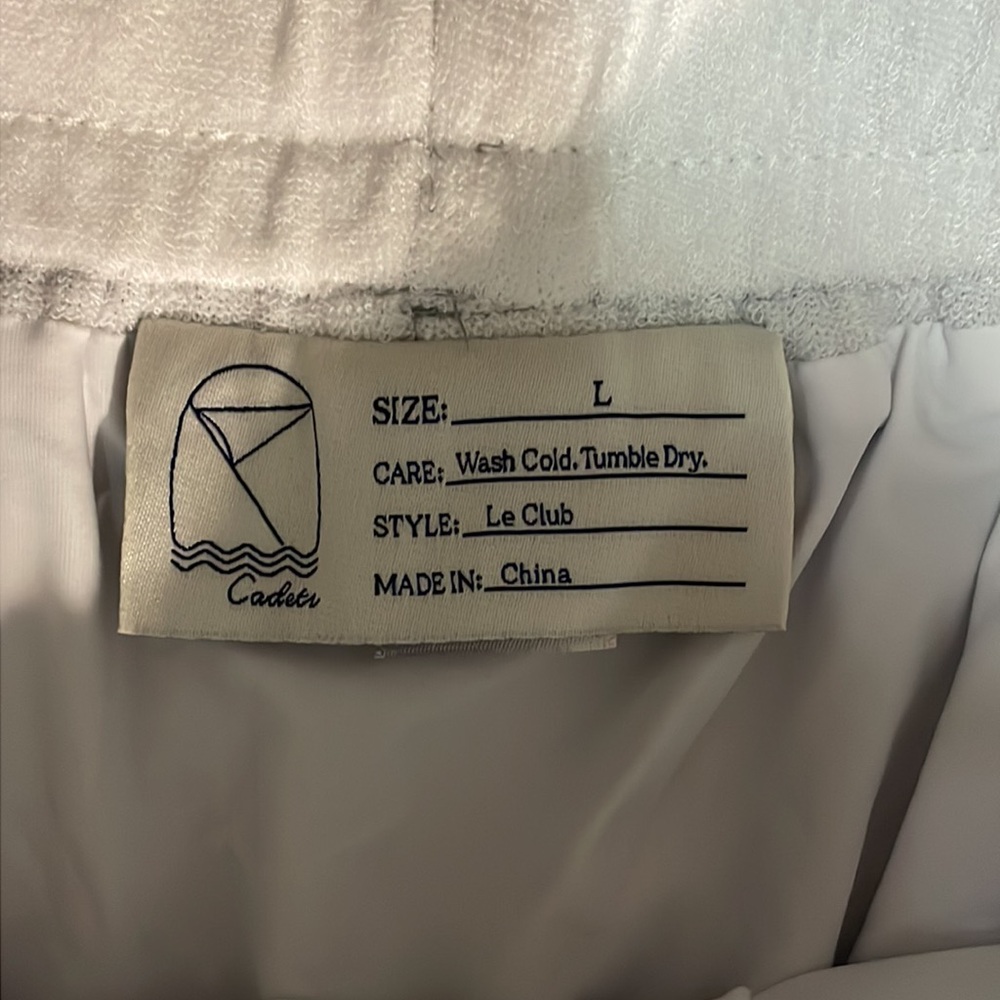 Cadets Men’s Le Club Shorts in Gray SZ L NWT - Picture 3 of 4
